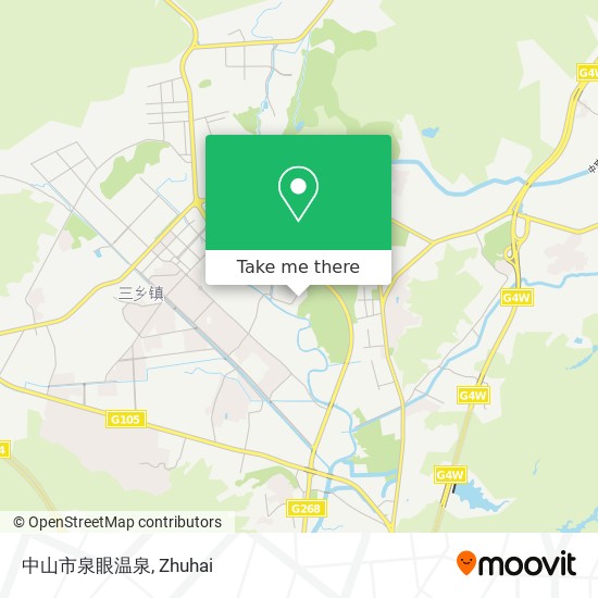 中山市泉眼温泉 map