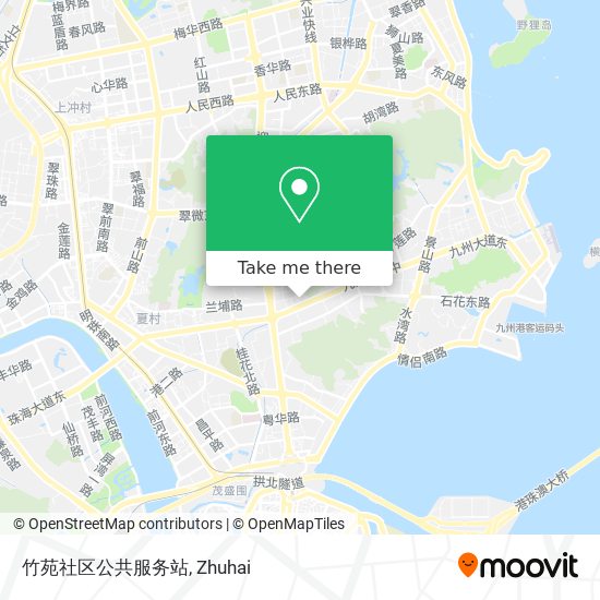 竹苑社区公共服务站 map
