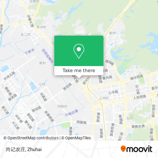 尚记农庄 map