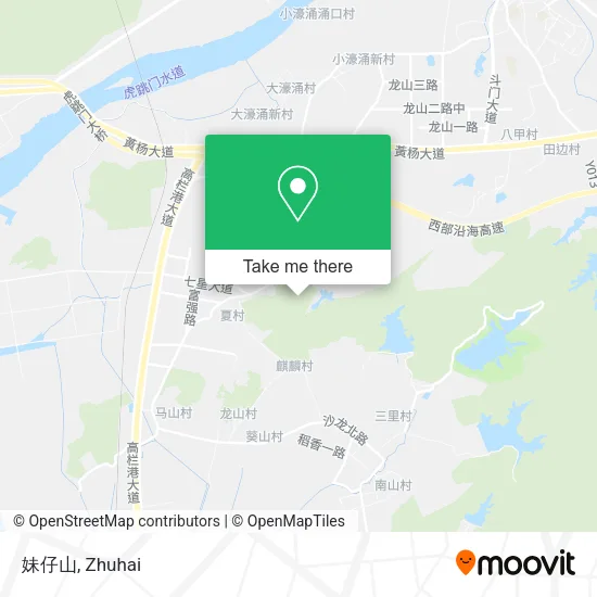 妹仔山 map