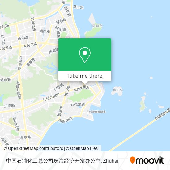 中国石油化工总公司珠海经济开发办公室 map