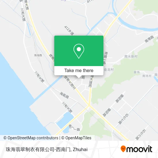 珠海翡翠制衣有限公司-西南门 map