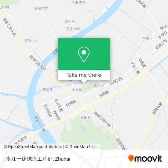湛江十建珠海工程处 map