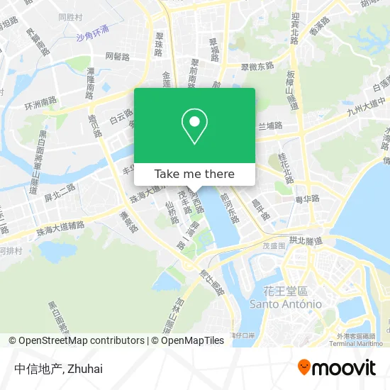 中信地产 map