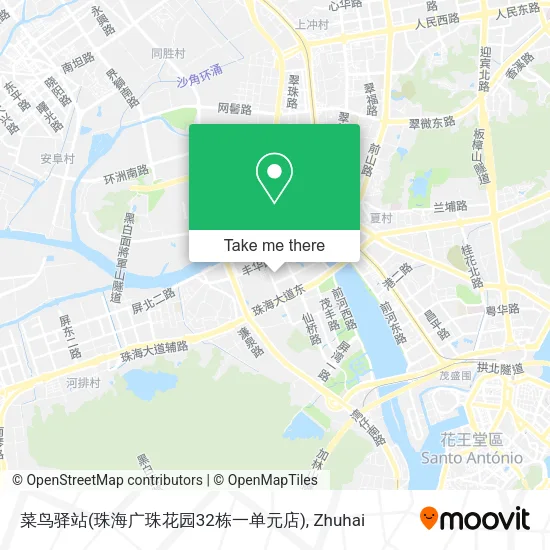 菜鸟驿站(珠海广珠花园32栋一单元店) map