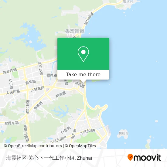 海霞社区-关心下一代工作小组 map