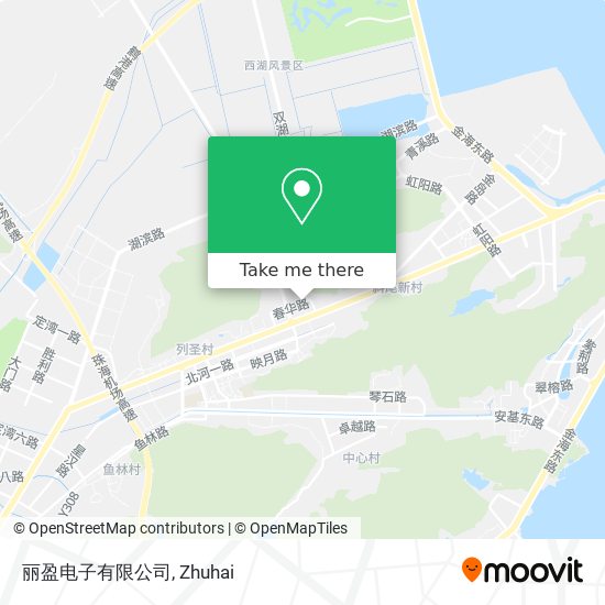 丽盈电子有限公司 map