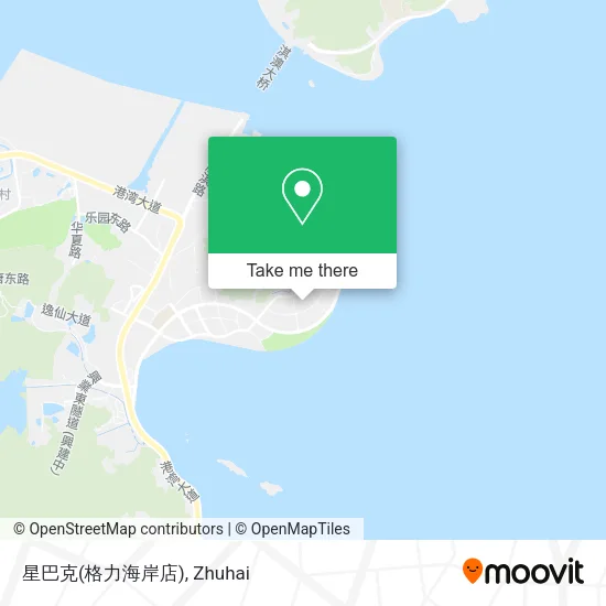 星巴克(格力海岸店) map