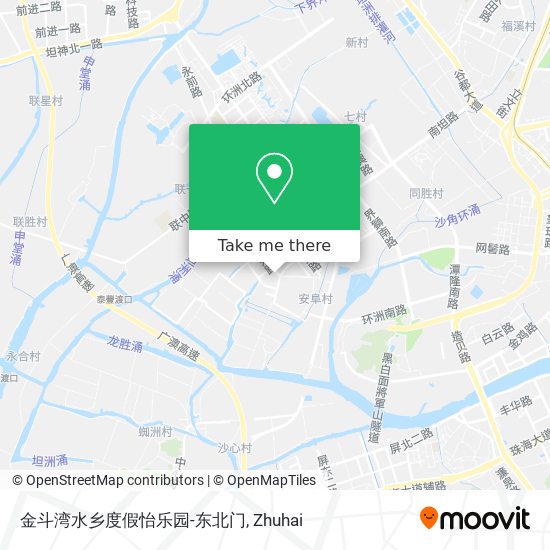 金斗湾水乡度假怡乐园-东北门 map