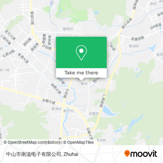 中山市南溢电子有限公司 map