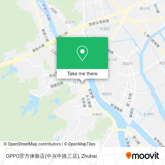 OPPO官方体验店(中兴中路三店) map