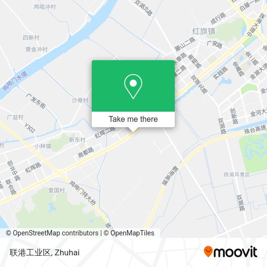 联港工业区 map