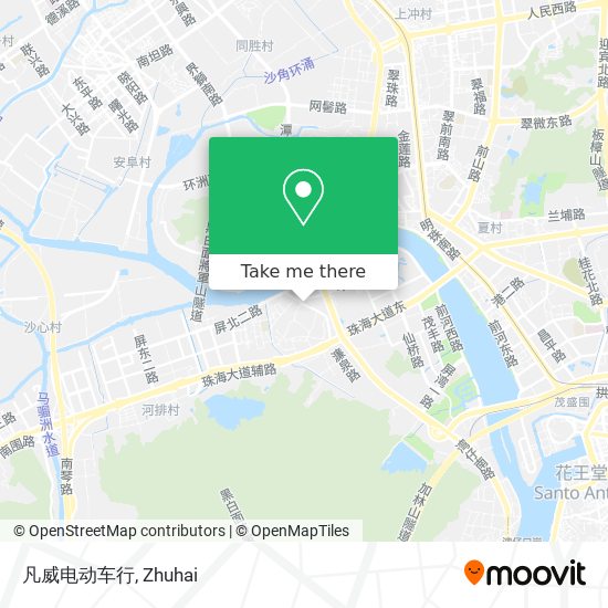 凡威电动车行 map