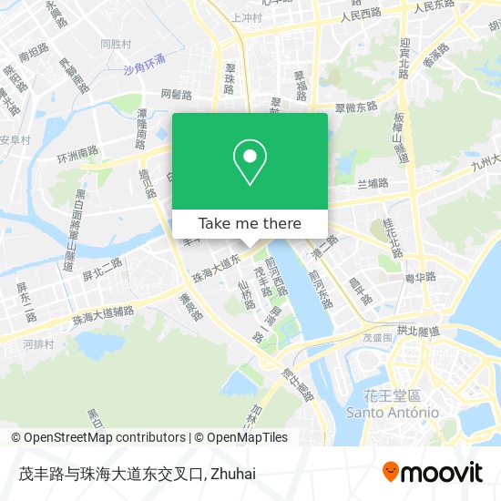 茂丰路与珠海大道东交叉口 map