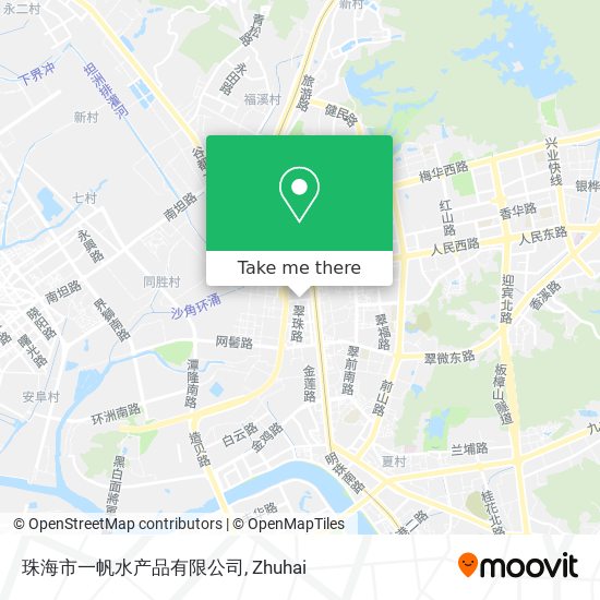 珠海市一帆水产品有限公司 map