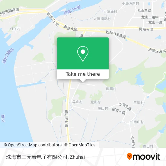 珠海市三元泰电子有限公司 map