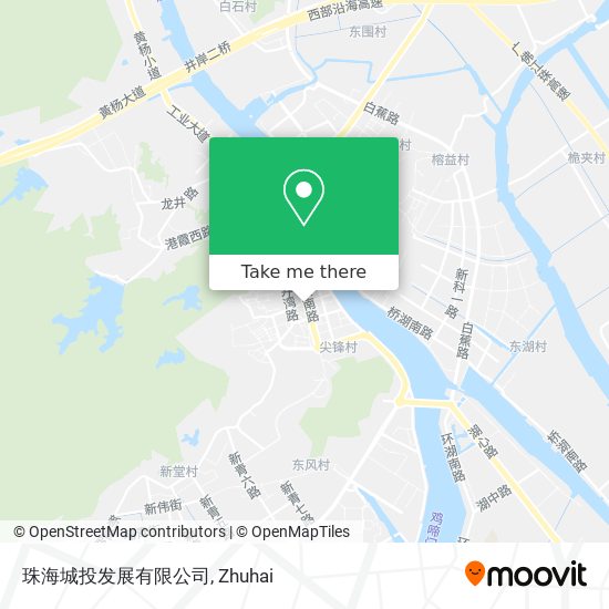 珠海城投发展有限公司 map
