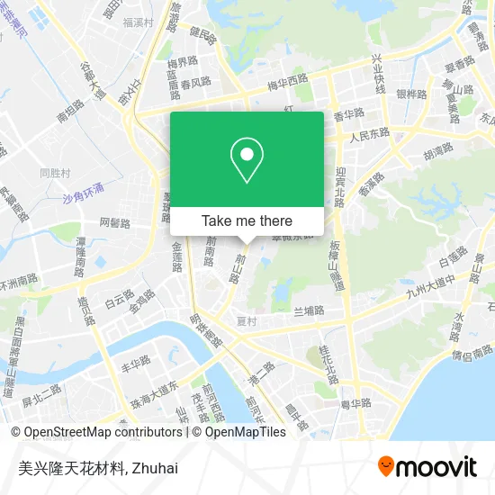 美兴隆天花材料 map