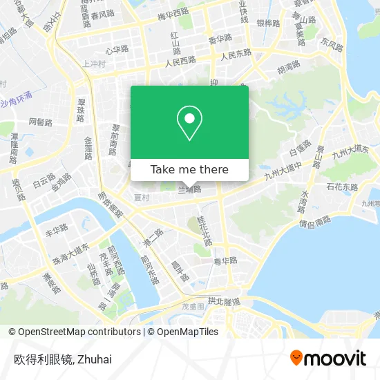 欧得利眼镜 map