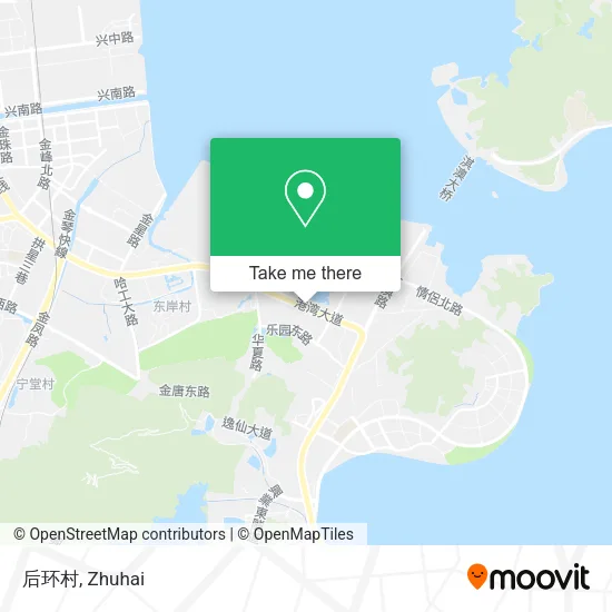 后环村 map
