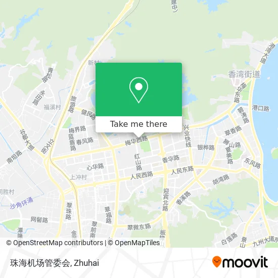 珠海机场管委会 map