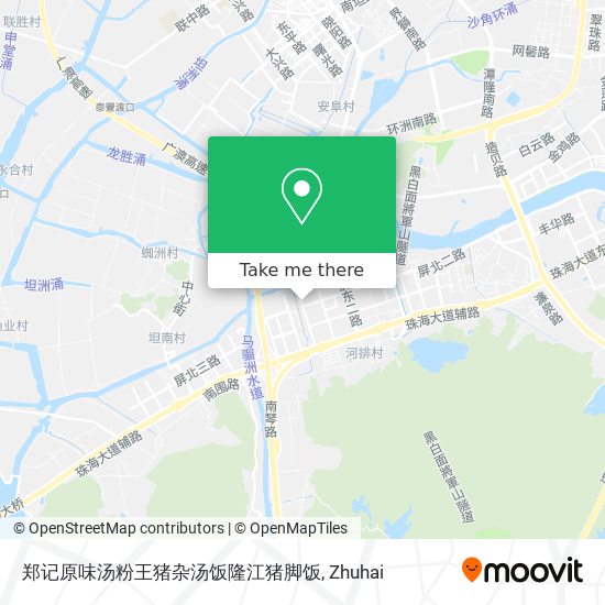 郑记原味汤粉王猪杂汤饭隆江猪脚饭 map