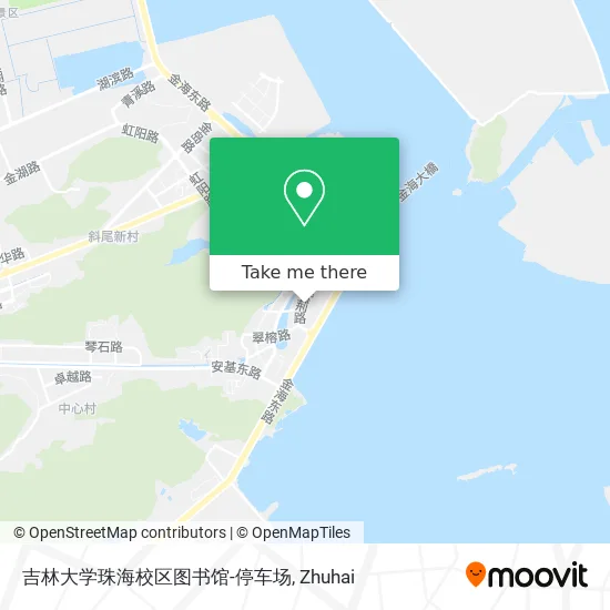 吉林大学珠海校区图书馆-停车场 map