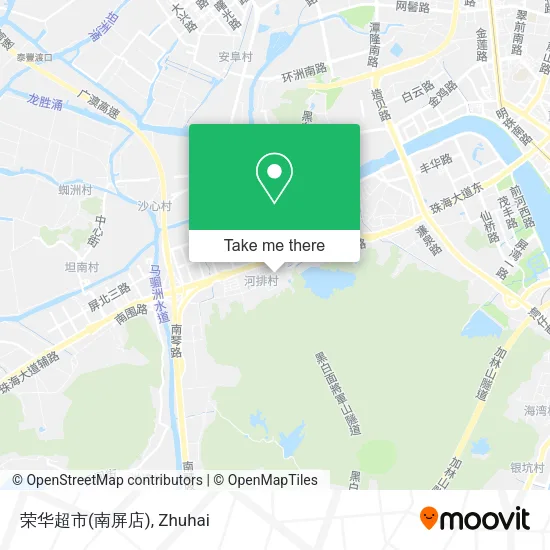 荣华超市(南屏店) map
