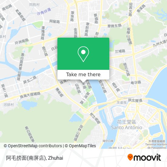 阿毛捞面(南屏店) map
