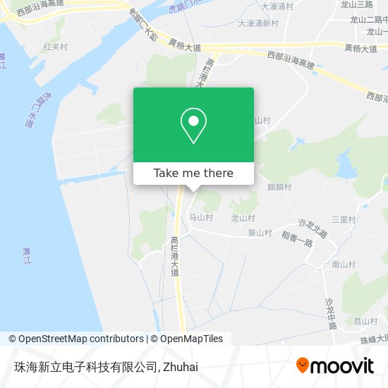 珠海新立电子科技有限公司 map