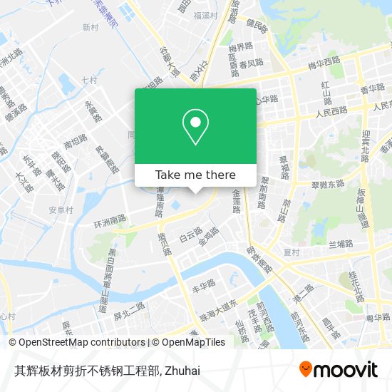 其辉板材剪折不锈钢工程部 map