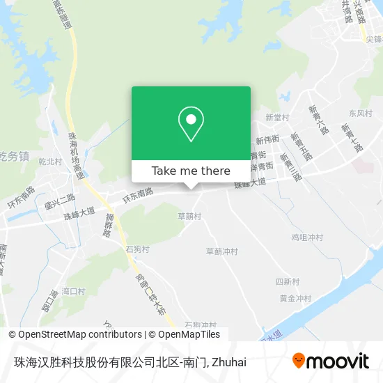 珠海汉胜科技股份有限公司北区-南门 map