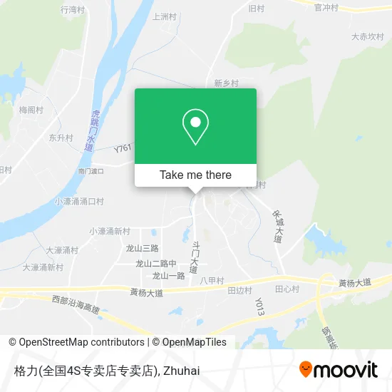 格力(全国4S专卖店专卖店) map