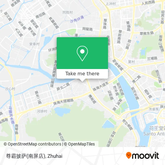 尊霸披萨(南屏店) map