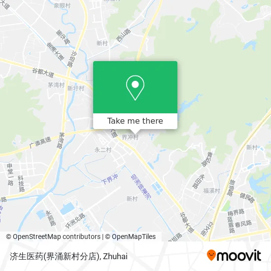 济生医药(界涌新村分店) map