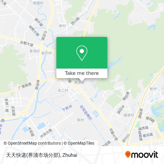 天天快递(界涌市场分部) map