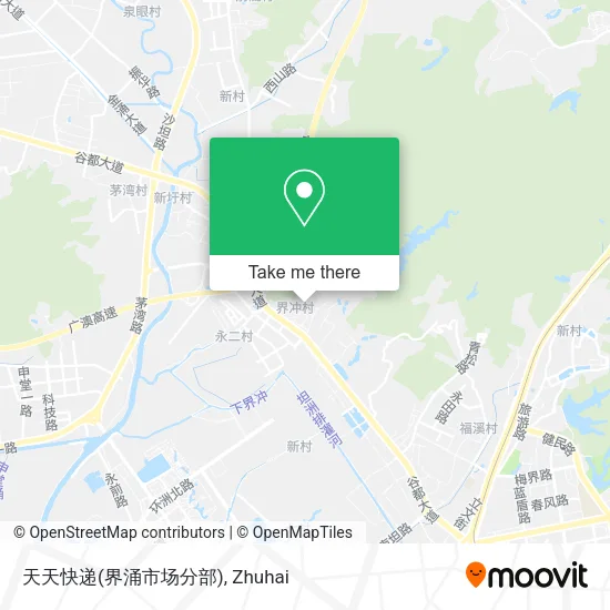 天天快递(界涌市场分部) map