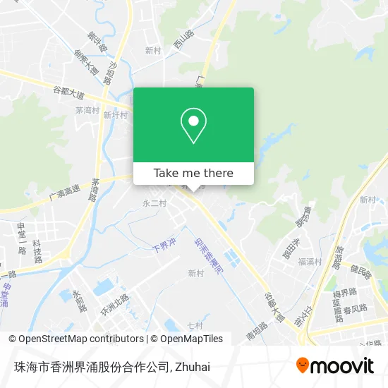 珠海市香洲界涌股份合作公司 map
