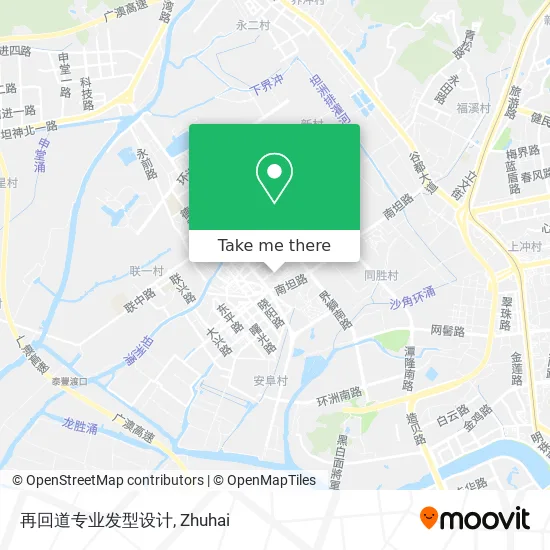再回道专业发型设计 map