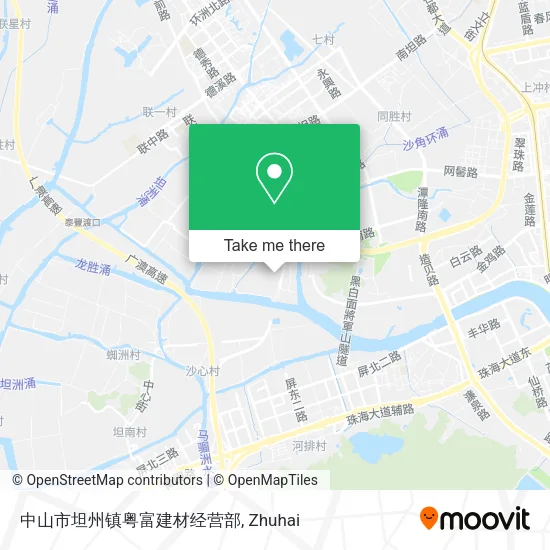 中山市坦州镇粤富建材经营部 map
