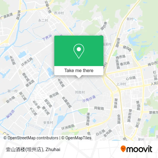 壹山酒楼(坦州店) map