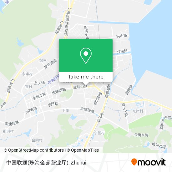 中国联通(珠海金鼎营业厅) map