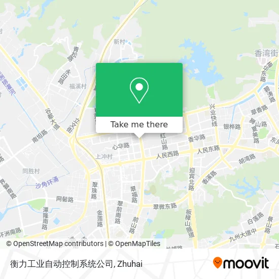 衡力工业自动控制系统公司 map