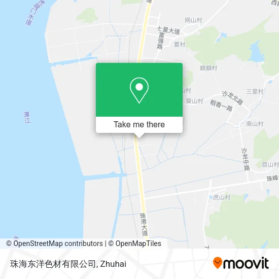 珠海东洋色材有限公司 map