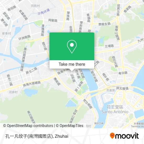 孔一凡饺子(南灣國際店) map