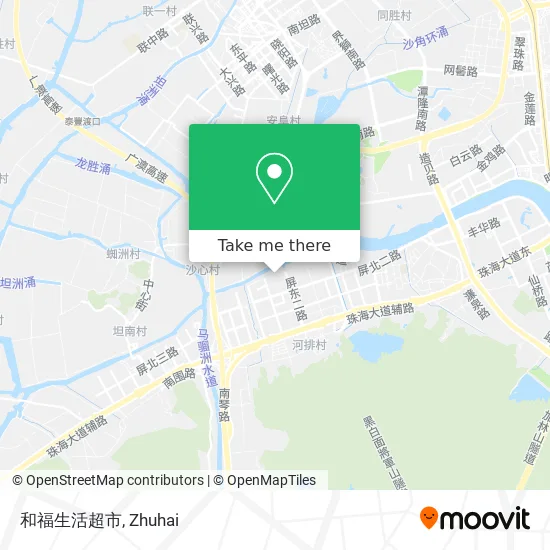 和福生活超市 map