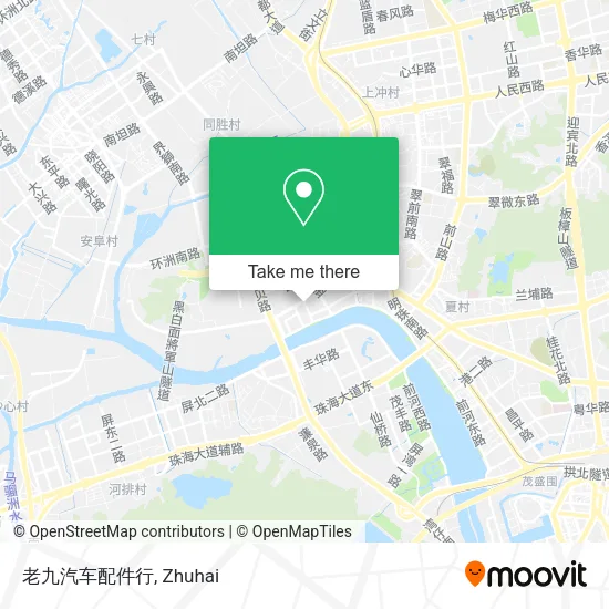 老九汽车配件行 map