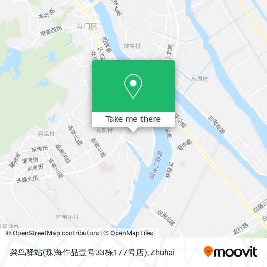 菜鸟驿站(珠海作品壹号33栋177号店) map