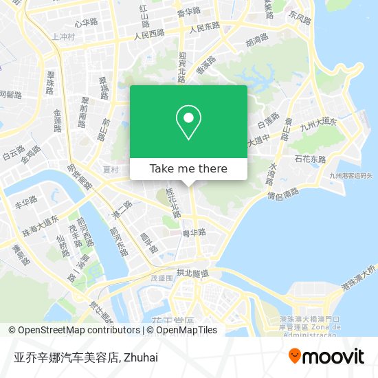 亚乔辛娜汽车美容店 map