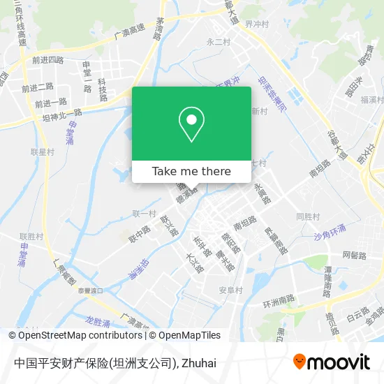 中国平安财产保险(坦洲支公司) map